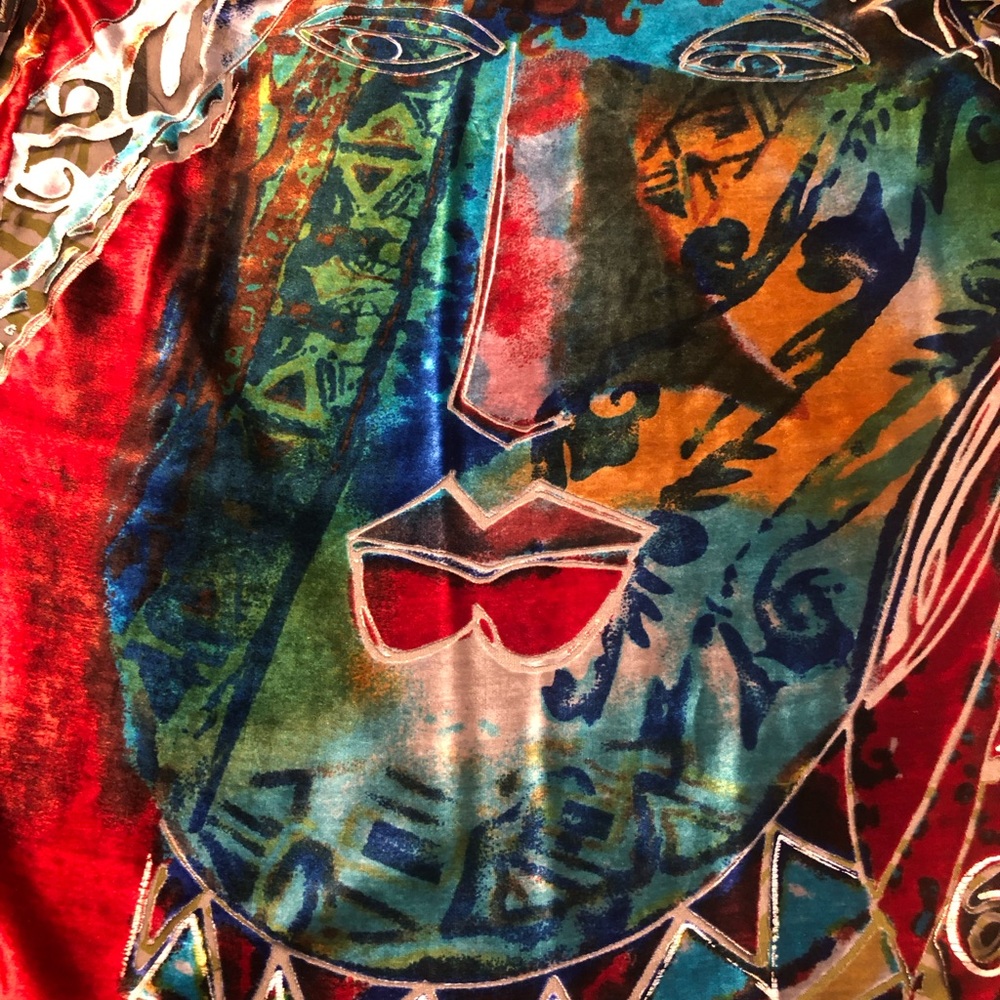 Chico’s silk and rayon burnout velvet kimono. Johnny Was Dupe Duster, Kimono,